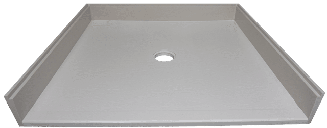 A solid surface shower pan