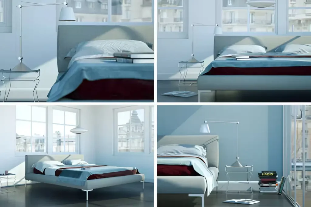 dimensions of an average bedroom in collage