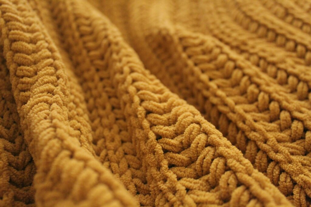 Beautifully weaved wool blanket